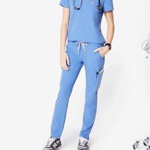Figs Ceil Blue Yola Skinny Scrub Pants